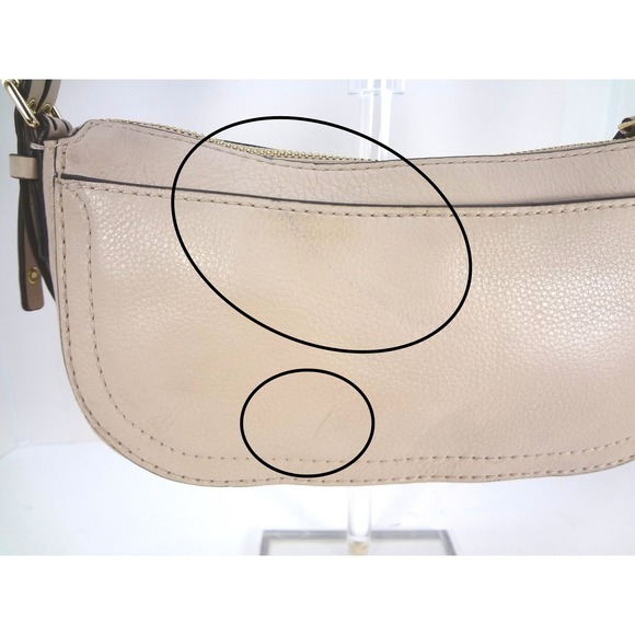 Michael Kors Camden Small Studded Dusty Pink Leather Pouchette Shoulder Bag - Picture 12 of 12